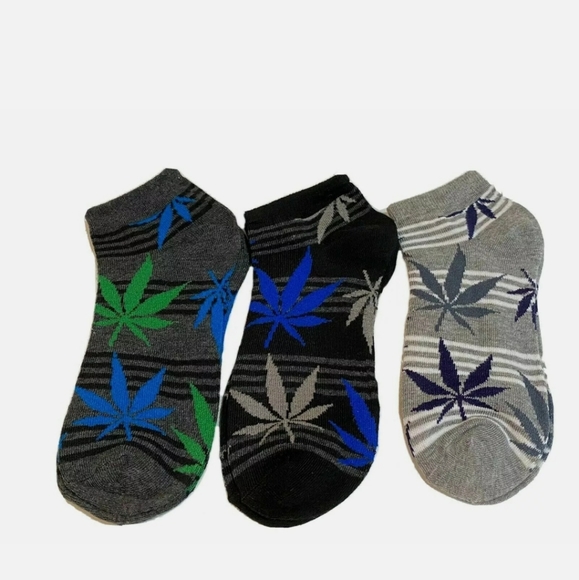 Pot Socks Weed Hemp Anklets New - Picture 1 of 6